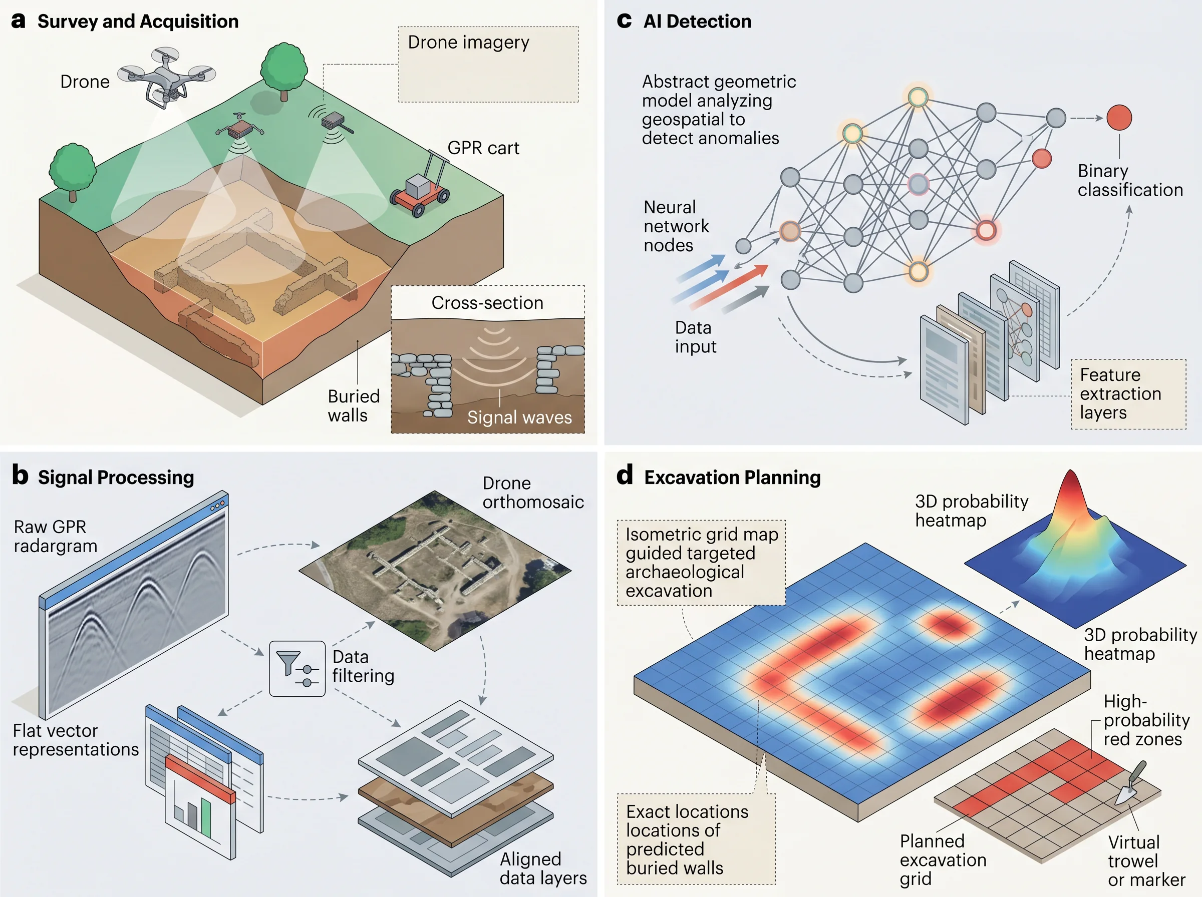 AI-Assisted Archaeological Subsurface Mapping