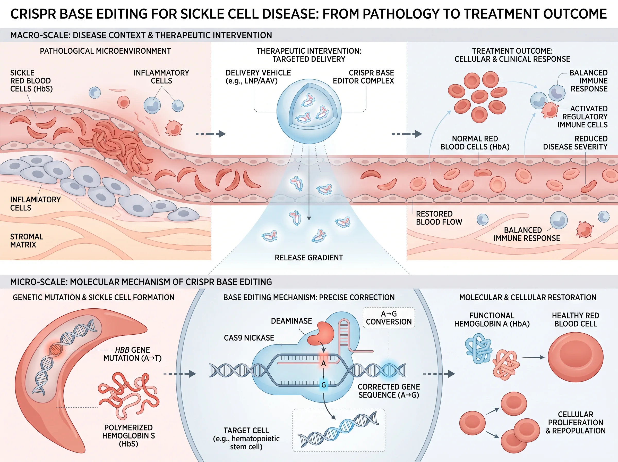 CRISPR Base Editing for Sickle Cell Therapy