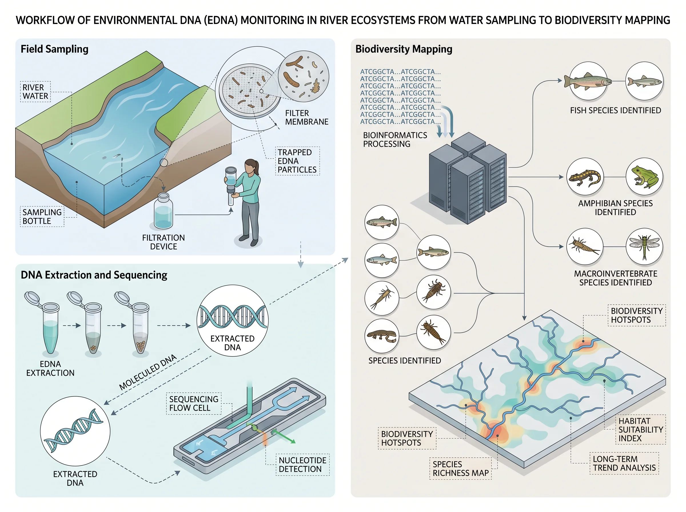 River eDNA Biodiversity Monitoring