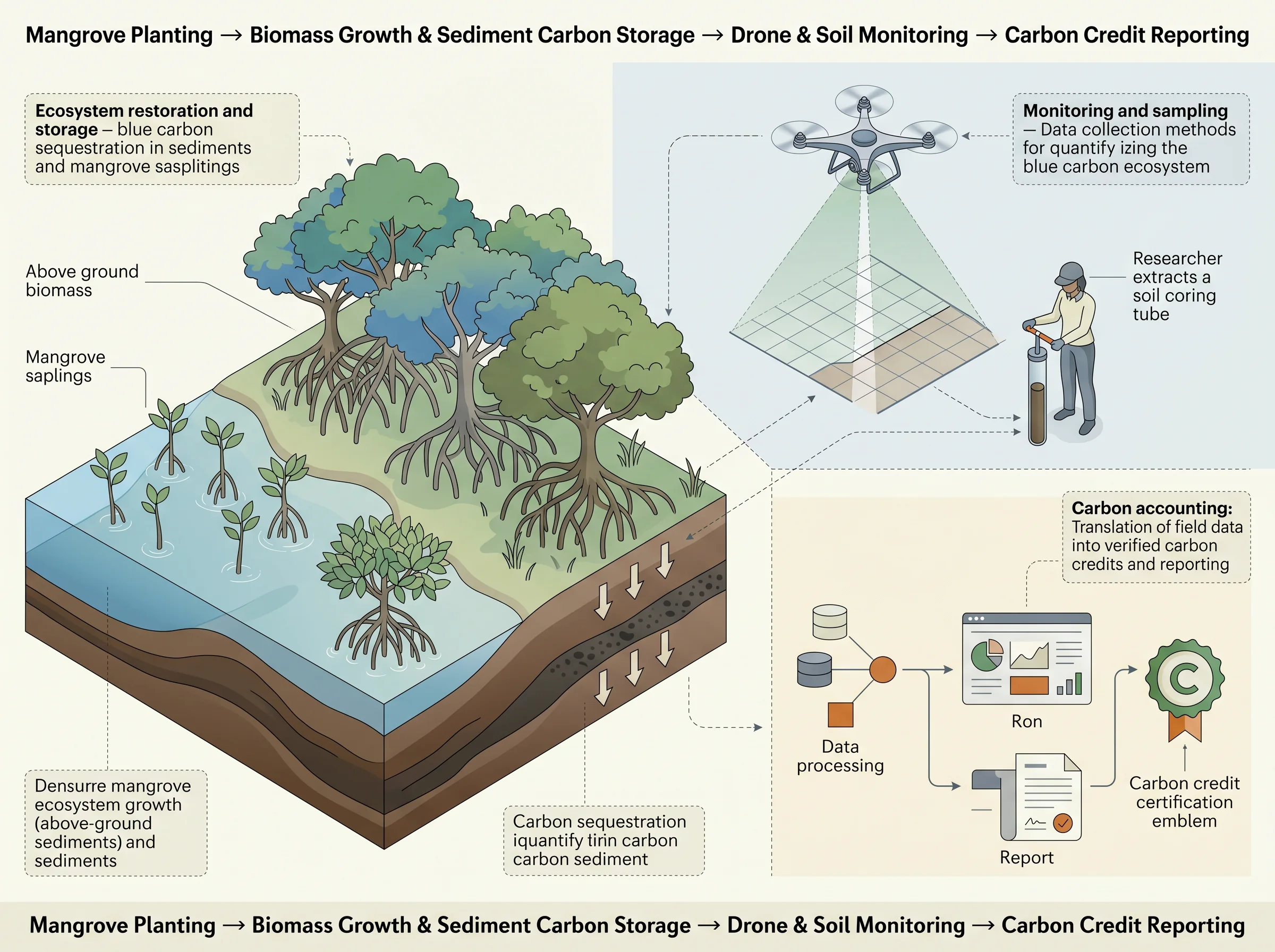 Mangrove Blue Carbon Restoration Monitoring