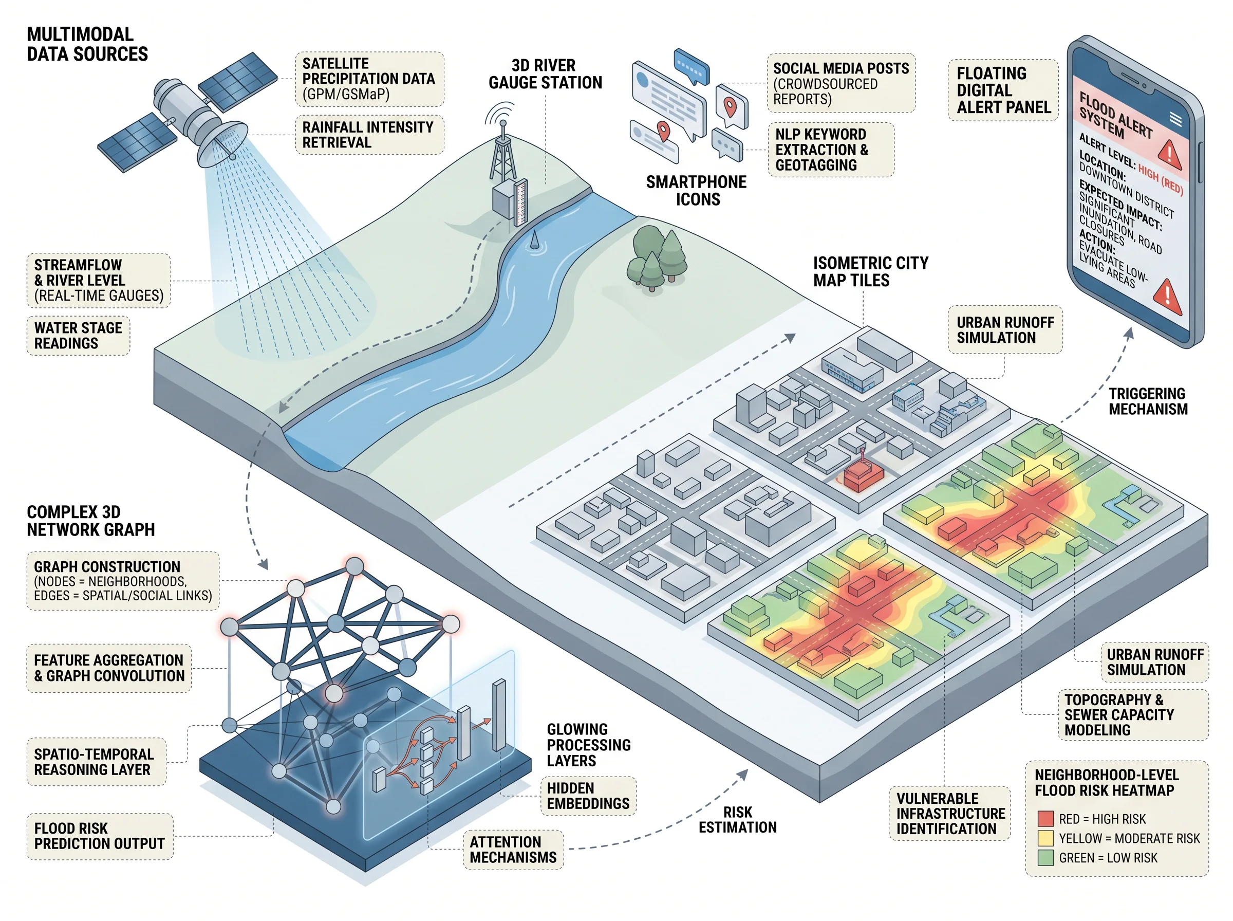 Typhoon Flood Forecasting with Crowdsourced Data